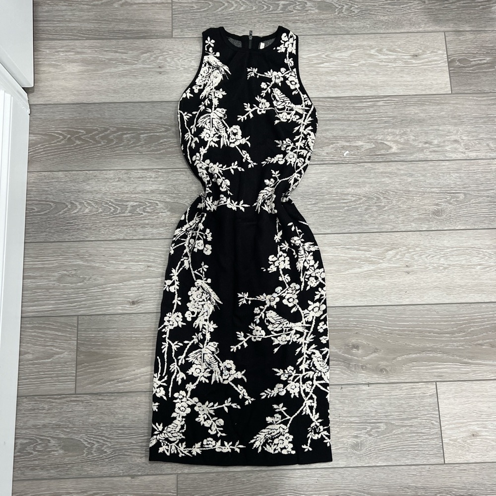 RACHEL Rachel Roy Knit midi floral dress